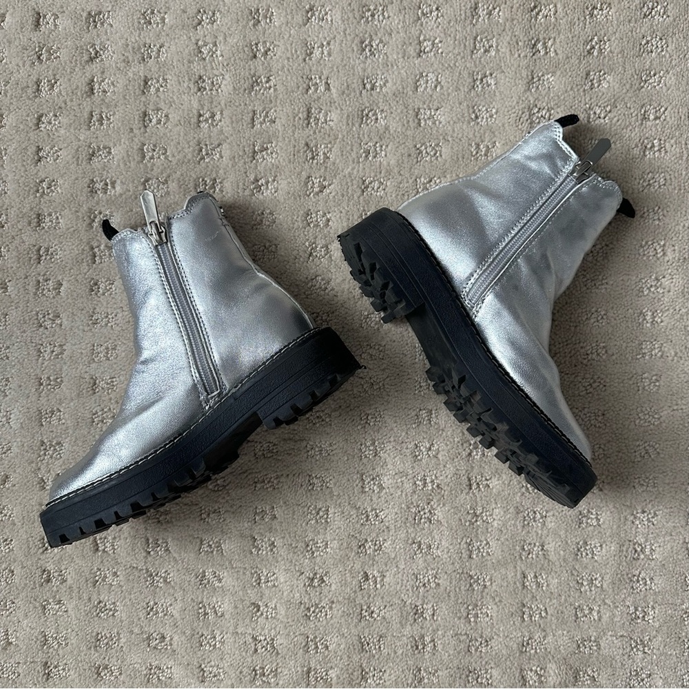 Sam Edelman Silver Boots - Picture 2 of 5